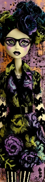 Free teacher bookmark featuring a lady teacher with glasses